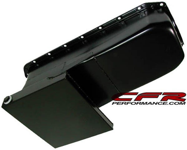 1962-67 CHEVY II-NOVA 1958-79 SMALL BLOCK 283-305-327-350-400 DRAG RACING  OIL PAN - BLACK