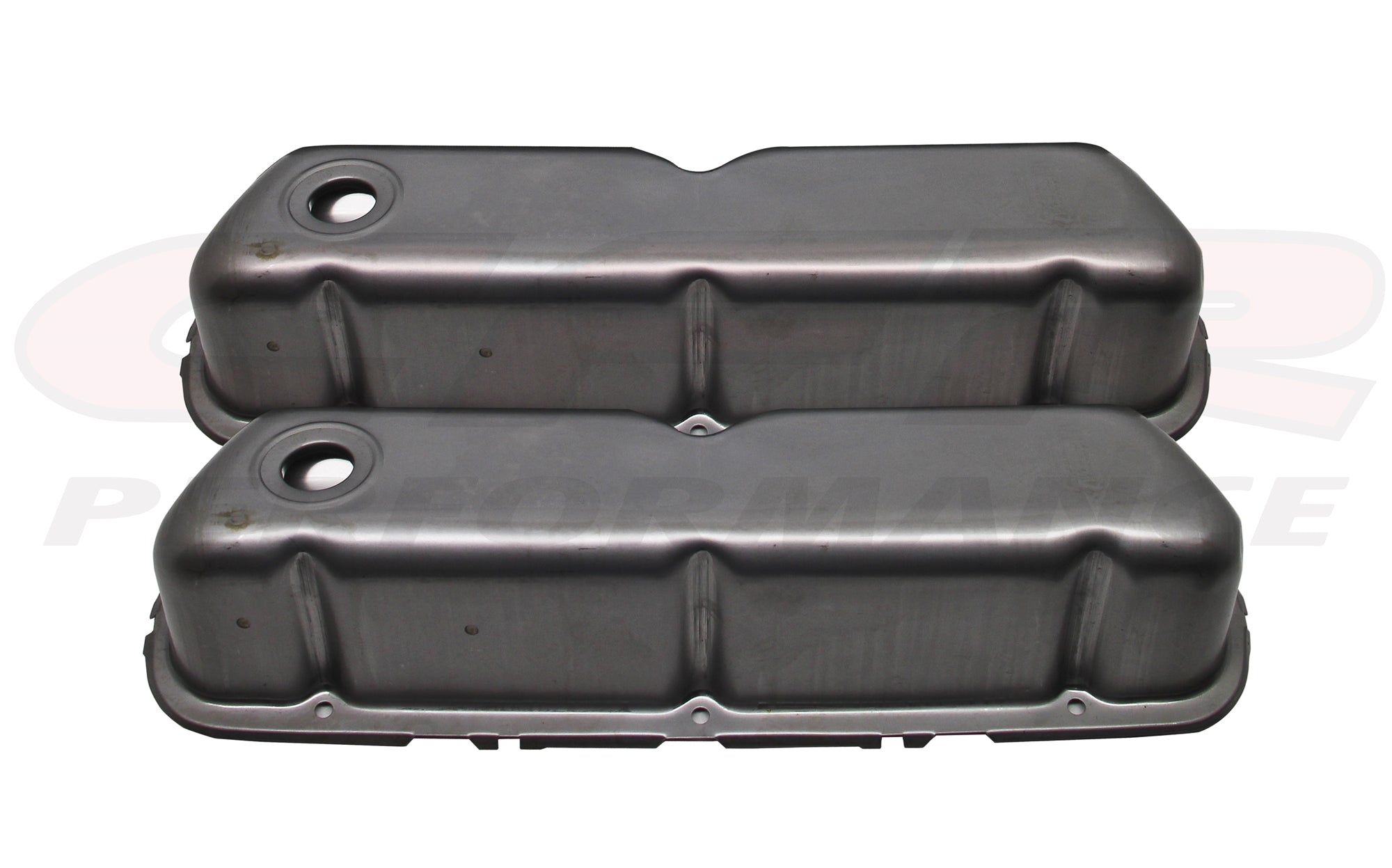 1962-85 Ford Small Block 260-289-302-351W Steel Valve Covers - Flamed-