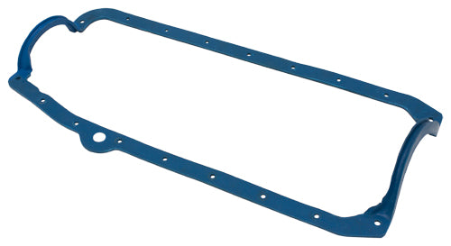 1958-79 CHEVY SMALL BLOCK OIL PAN RUBBER GASKETS - THICK-BLUE