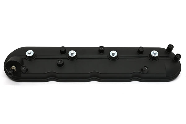 CFR Performance Compatible/Replacement Chevy LS Driver Left Side Rocker Arm Cover 2009-2020, 6.0L, 6.2L, 7.0L, 4.8L, 5.3L - Powder Coated Black