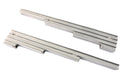 ALUMINUM BILLET 9.5MM WIRE LOOM SET FINNED - POLISHED