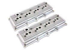 CFR Performance Compatible/Replacement Aluminum Mopar, Chrysler, Jeep, Ram Gen 3 Hellcat Conversion HEMI Valve Covers (5.7L, 6.1L, 6.4L) - Polished Finish, Includes Oil Filler Tube and Quick Connect