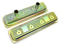 STEEL 1987-2000 CHEVY SB 5.0L 305 5.7L 350 CIRCLE TRACK RACING CENTER BOLT VALVE COVERS - ZINC