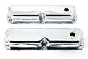 1962-85 FORD SMALL BLOCK 260-289-302-351W STEEL VALVE COVERS - CHROME