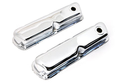 1962-85 FORD SMALL BLOCK 260-289-302-351W STEEL VALVE COVERS - CHROME