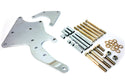 STEEL CHEVY LS ALTERNATOR- A-CAN STYLE POWER STEERING RELOCATION BRACKET KIT- CHROME