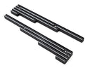 ALUMINUM BILLET 9.5MM WIRE LOOM SET FINNED - BLACK