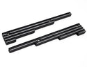 ALUMINUM BILLET 9.5MM WIRE LOOM SET FINNED - BLACK