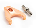 ZINC ALLOY DISTRIBUTOR HOLD DOWN CLAMP W/BOLT - COPPER