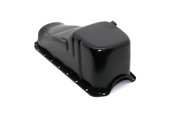 1958-79 CHEVY SMALL BLOCK 283-305-327-350-400 STOCK OEM STYLE OIL PAN - BLACK