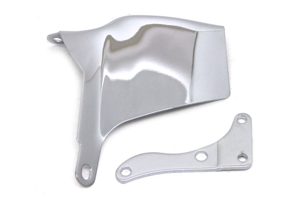 1969-75 CHEVY SMALL BLOCK OEM STYLE WATER PUMP MOUNTED ALTERNATOR BRACKET SET (LWP) - CHROME