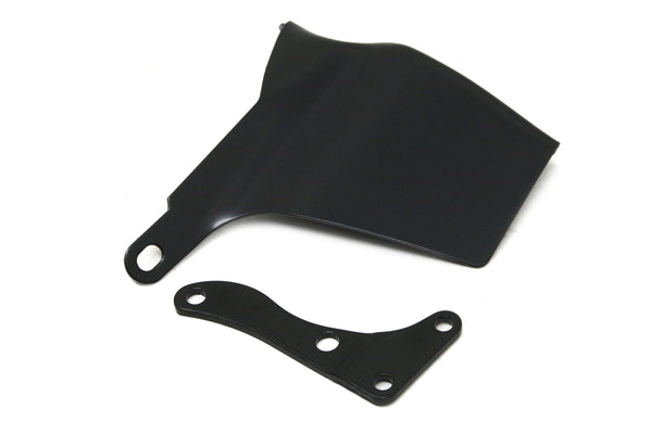 1969-75 CHEVY SMALL BLOCK OEM STYLE WATER PUMP MOUNTED ALTERNATOR BRACKET SET (LWP) - BLACK