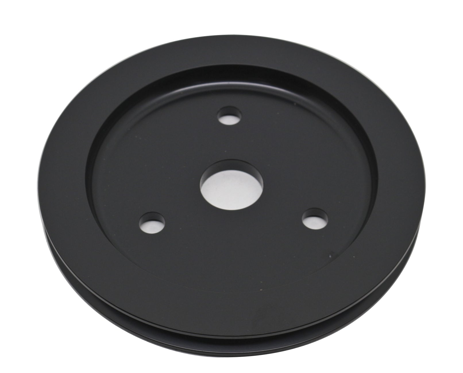 CHEVY SMALL BLOCK BLACK ALUMINUM CRANK PULLEY - 1 GROOVE (SHORT) | CFR ...